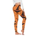thumbnail image 3 of Gibobby Leggings Negros Mujer Mallas con estampado Halloween para mujer, mallas paraportivas con Control Yoga para mujer, mallas talle（Anaranjado， L), 3 of 4