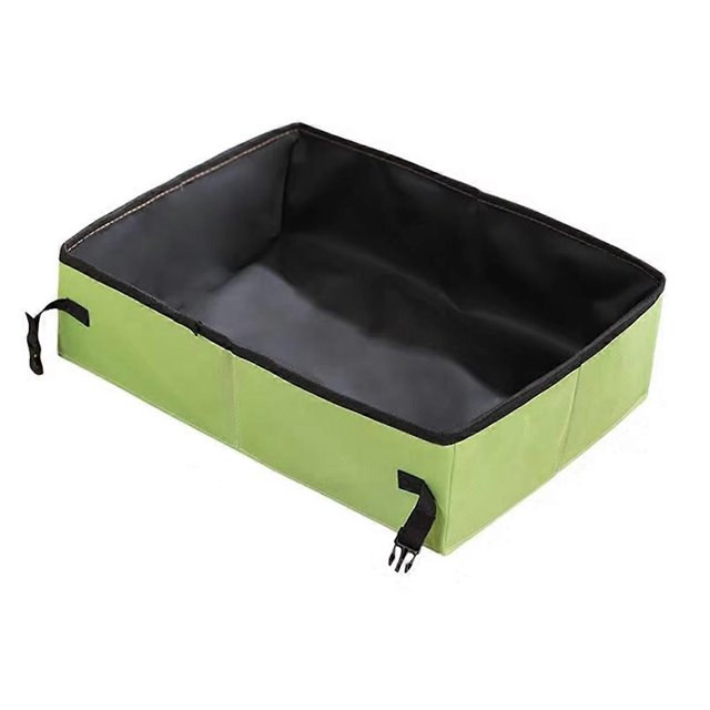Foldable Litter Box Foldable Litter Pan Cat Toilet Portable Travel Leak-Proof Waterproof Pet Toilet Kitten Litterbox A