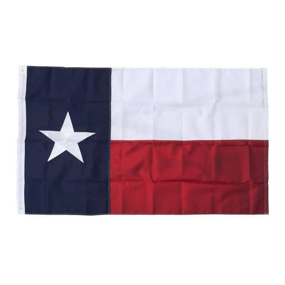 SOARS Texas State Flag 3x5 Ft with Embroidered Long Lasting Nylon, UV Protected, Best 3 by 5 USA Flag and Texas Flag