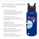 thumbnail image 4 of Botella de agua Simple Modern NCAA Memphis Tigers 950 ml, 4 of 8