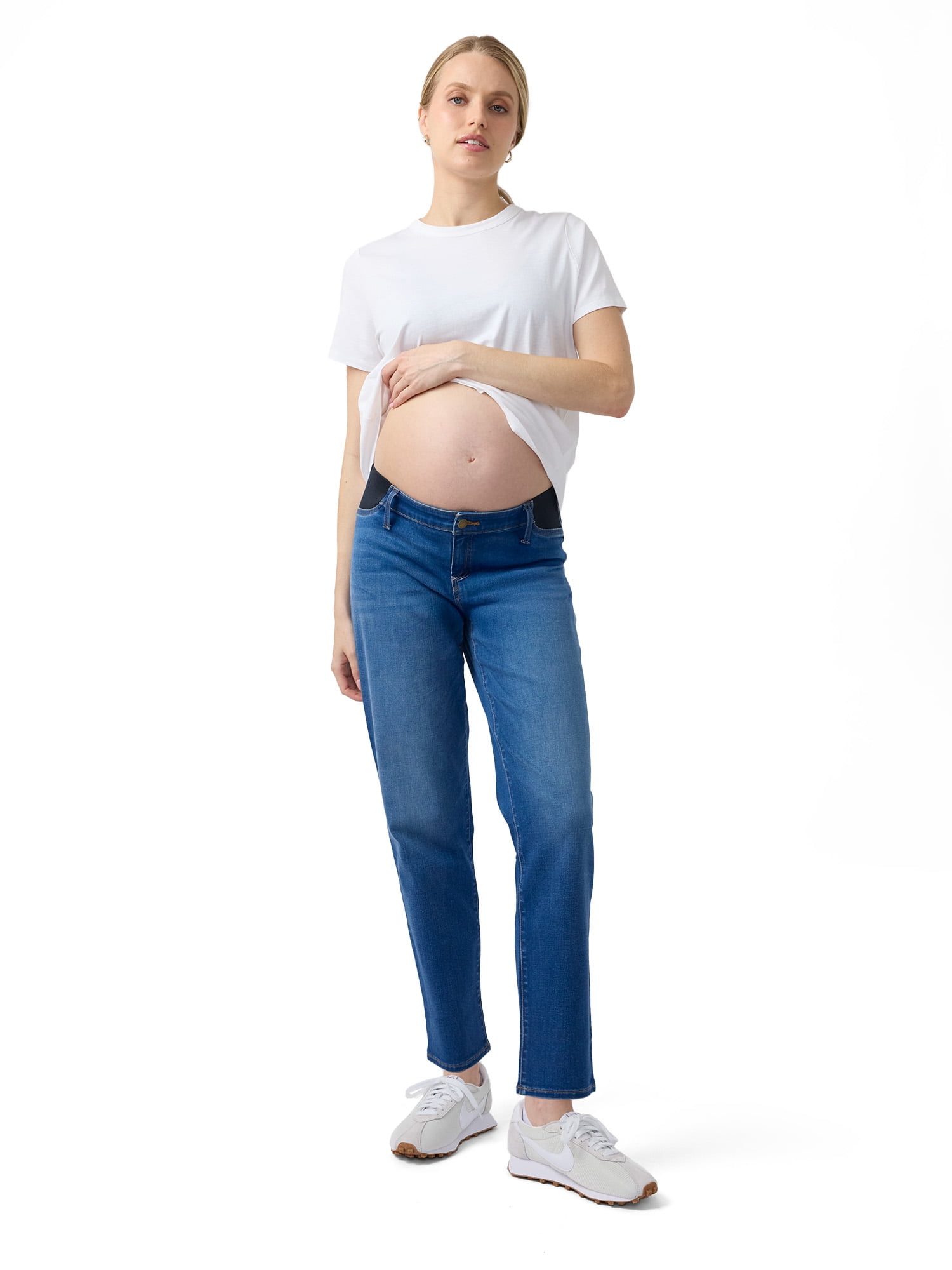 Ingrid & Isabel For Every Belly Women's Maternity Straight Jeans, Sizes XS-XXL