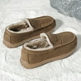 thumbnail image 4 of CORASUN Men's Fleece Lined Warm Casual Shoes, Waterproof Anti-Slip Lightweight Loafers, 4 of 11