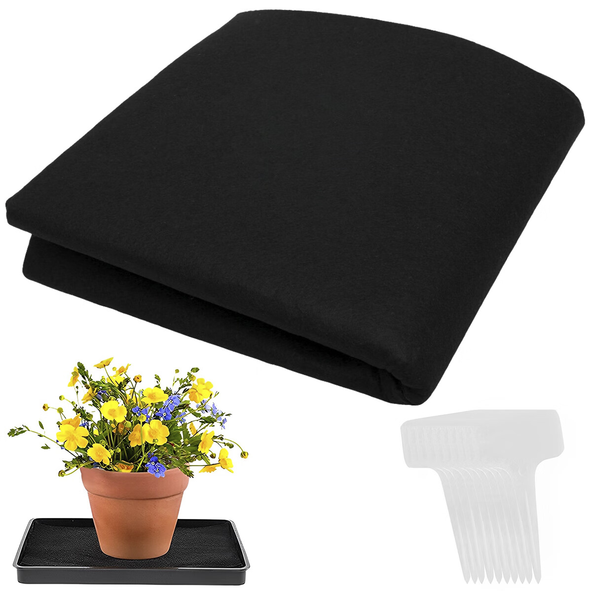 Automatic Plant Watering Mat 3mm Thick Reusable Watering Capillary Mat