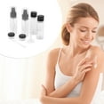 thumbnail image 4 of Unique Bargains Leakproof Travel Container Set with Transparent Zipper Pouch Black 6Pcs, 4 of 6