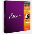 thumbnail image 2 of 3-Pack! Elixir Light 12-53 Acoustic Phosphor Bronze Nanoweb 16052, 2 of 4