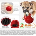 thumbnail image 4 of 1pcs Jouet à Mâcher pour Chien en Caoutchouc Naturel Résistant Jouet Interactif Remplissable pour Chien, 4 of 6