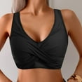 thumbnail image 2 of Women's Push Up Bikini Tops Underwire Swimsuit Top Sexy V Neck Bikini Bathing Suit Swim Tops, 2 of 7