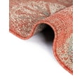 thumbnail image 3 of Unique Loom Outdoor Botanical Collection Area Rug - Fern (4' 1" x 6' 1" Rectangle Terracotta/Ivory), 3 of 9