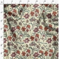 thumbnail image 3 of Soimoi Florals Print, Velvet Fabric, Decor Sewing Fabric by The Yard 54 Inch Wide,Decorative Fabric for Upholstery and Home Accents, Light Yellow, 3 of 6
