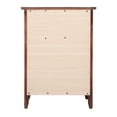 thumbnail image 4 of Cterwk 1 Drawer Nightstand with 1 Door Cabinet, Wood Beside Table for Home, Bedroom, Wine Red, 4 of 4