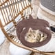 thumbnail image 5 of Saco de dormir para gatos de lana suave, cama para mascotas lavable y cálida, bolsa para abrazos para gatos, cojín y perrera, perrera cerrada, marrón, 50*40cm Rojo Verde, 5 of 5