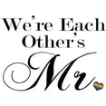 thumbnail image 3 of CafePress - We're Each Other's Mr. Gay Pride Typography Greeting Cards - Greeting Card, Blank Inside Matte, 3 of 4