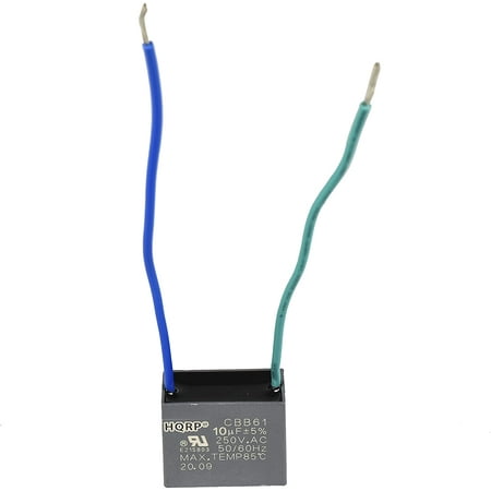 

HQRP Capacitor for Harbor Breeze Ceiling Fan 10uf 2-Wire CBB61