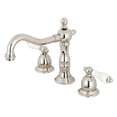 thumbnail image 1 of Kingston Brass KS1976PL Robinet de Lavabo à Large Diffusion 8 Po, Nickel Poli, 1 of 2