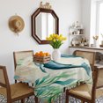 thumbnail image 3 of Whale Coastal Table Cloth Waterproof Tablecloths, Vintage Nautical Ocean Starfish Compass Tablecloth Dining Table Cover for Kitchen Party Tabletop Outdoor, Square Tablecloth 54x54 Inch, 3 of 9