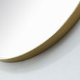 thumbnail image 5 of Vinnova 803336-MIR-BG 35.4 x 35.4 in. Cascante Round Metal Wall Mirror, Brushed Gold, 5 of 8