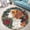Beagle, variant on Round Area Rug, Krampus Non-Slip Floor Mat, Soft Washable Carpet for Living Room Bedroom Decor 24 Inch