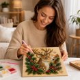 thumbnail image 3 of Nativity Scene Diamond Painting Kit – DIY Rhinestone Craft Set with Classic Christmas Birth Design, Sparkling Wall Art for Home, Office & Holiday Gift Giving, 3 of 5