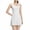 White, variant on Kilaqueen Tennis Dresses for Women Solid Color Stretch Backless Square Neck Sleeveless Dress with Built-in Bra Shorts Summer Golf Active Athletic Workout Dress