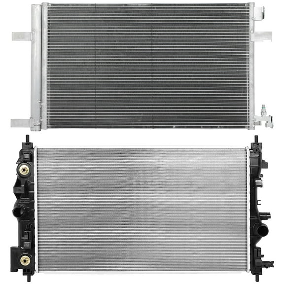 cciyu Aluminum Radiator Replacement 2010-2015 for Chevrolet for Cruze,2016 for Chevrolet for Cruze Limited13199
