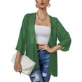 thumbnail image 1 of ORUYROP Womens Sheer Kimono Jacket Lightweight Cardigan Blouse Loose Fit Beach Swimsuit Cover Up, 1 of 5