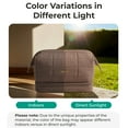 thumbnail image 3 of BAGSMART Double Layer Makeup Bag Wide-open Cosmetic Pouch Organizer Travel Toiletry Bag Essentials Accessories for Women Girls, Quilted Coffee, 3 of 8