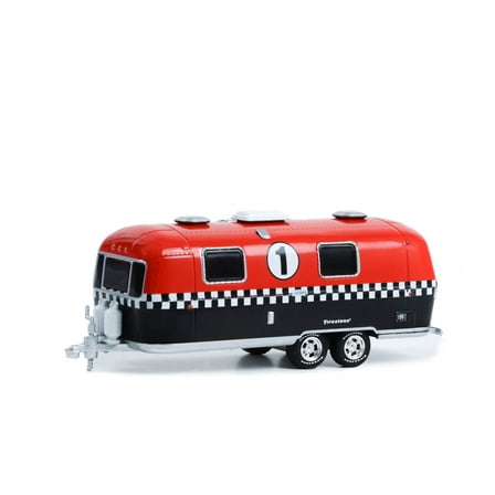 1971 Airstream Double-Axle Land Yacht Safari Custom #1 - Greenlight 34130C - 1/64 Scale Diecast Car