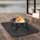 thumbnail image 5 of Tapete impermeable para chimenea de doble capa, tapete para suelo antisalpicaduras para acampar 50X100cm, 5 of 9
