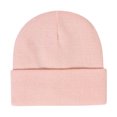 thumbnail image 2 of Yuelianxi Satin Lined Beanie for Women Knit Satin Lined Winter Hats for Women Silk Lined Beanie Cap Warm Beanie Hat Pink, 2 of 8