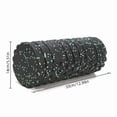 thumbnail image 3 of Linnome Foam Roller Solid EVA Massage Roller Textured for Deep Tissue Muscle Relief Back Leg Yoga Pilates Home Workout Recovery, 3 of 7