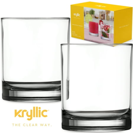 14 Ounce Mixing Glass - Plastic Tumbler Cups Drinking Glasses - Acrylic Reusable unbreakable and dishwasher safe Highball glasses! Set of 6 clear 14 oz Bpa Free Drinkware Kitchen cup glass for wine water juice soda beverage
