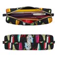 thumbnail image 2 of Balery Colorful Fishing Lures Estuche de Lápices de Cuero Impreso, Estuche para Suministros de Arte, Estuche de Lápices con Cremallera, Estuche de Almacenamiento de Papelería, 2 of 7