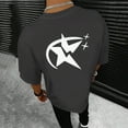thumbnail image 5 of Sngxgn Mens T Shirt - Short Sleeve Crew Neck Soft Fitted Tees Classic Tshirts(Dark Gray,M), 5 of 9