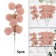 thumbnail image 5 of 5 Piezas de Tallos de Hojas Artificiales de eucalitto , para Dormitorio, Sala de , Jardín, Decoración de Bodas, Accesorio para fotografía Rosa Macarena Hojas decorativas, 5 of 7