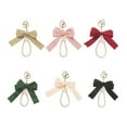 thumbnail image 3 of Key Chain New Large Bowknot Pearl Metal Keys Ring Wallet Backpack Clothing Accessories Accessory Pendant Elegant Solid Finding Hooks Pendants for Storage Type-02, 3 of 6