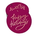 thumbnail image 1 of Inkdotpot Rose Gold Foil Paper Hang Tags Happy Holiday Favor Tags 50 Pieces, 1 of 6