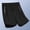 Black, variant on Men's Solid Zipper Pocket Quick Dry Shorts, Drawstring Elastic Waist, Lightweight Sports Shorts Black M