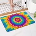 thumbnail image 4 of Colorful Tie Dye Star Pattern Bathroom Rugs Mat,Non Slip Microfiber Bathroom Rug,Rubber Backing,Soft Bathroom Mats for Bathroom Floor,Tub and Shower,17x27in(43x68cm), 4 of 5
