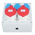 thumbnail image 1 of Enchufe Para Exteriores, Resistencia Al Impacto De Caja De Receptáculo Eléctrico Impermeable IP44 Con Anillo De Sellado Para Garaje De Jardín, 1 of 7