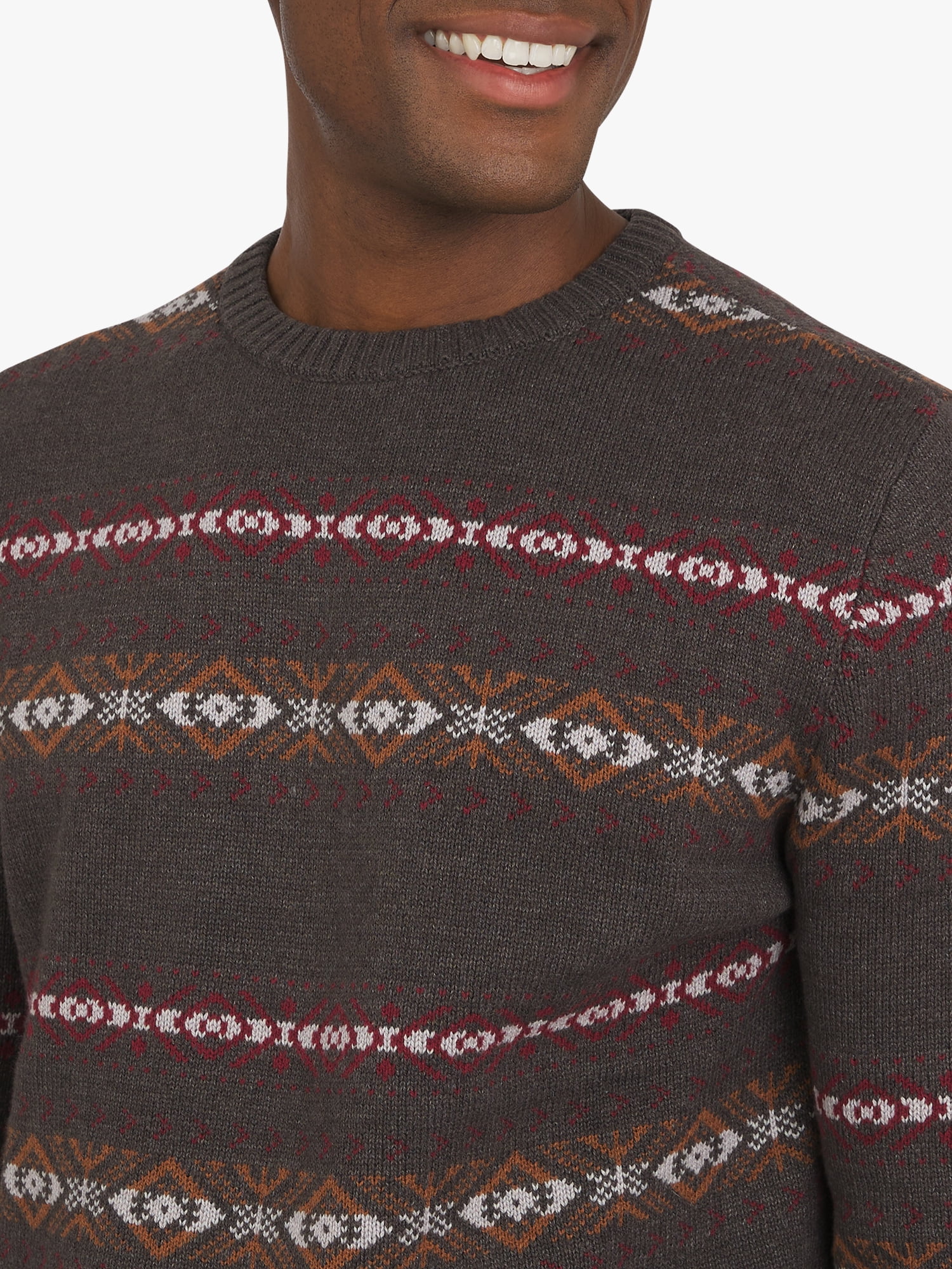 Chaps Men's & Big Men's Long Sleeve Crewneck Sweater, Sizes S-3XL