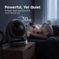 thumbnail image 4 of IRIS WOOZOO Circulator Fan, 5.5" Blade, Black, 4 of 6