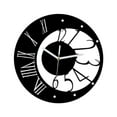 thumbnail image 4 of Reloj de pared nórdico para colgar en la pared, decoración del hogar, estilo nórdico creativo, decorativo, sin , para oficina, cocina, baño y negro, 4 of 8