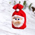 thumbnail image 3 of Christmas Gift Bag Santa Claus Gift Pounch Christmas Candy Cloth Bags Drawstring Gift Pouch, 3 of 5