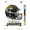 Poster & Clip Bundle, variant on NFL JacksonVille Jaguars - Drip Helmet 20 Wall Poster, 22.375" x 34", Framed