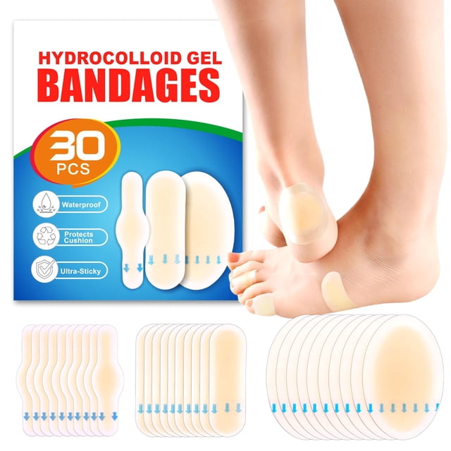 Blísteres hidrocoloides JXXAMZ33 impermeables, 30 unidades