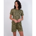 thumbnail image 2 of Real Essentials 2 Pack: Ultra Soft Women’s Pajama Set Short Sleeve and Shorts Lounge & Sleepwear (Available In Plus), 2 of 6