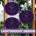 thumbnail image 2 of MasteelfCA Simulated Plant Topiary Ball Eucalyptus Leaf Decorative Ball Grass Plant Ball, 2 of 9