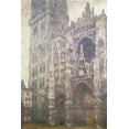 thumbnail image 2 of Monet, Claude 13x18 Gold Ornate Wood Framed with Double Matting Museum Art Print Titled - Rouen Cathedral facade 1894, 2 of 4