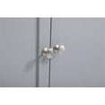 thumbnail image 5 of Elegant Decor Wesley 60" Solid Wood MDF Steel Single Bathroom Vanity Set in Gray, 5 of 5
