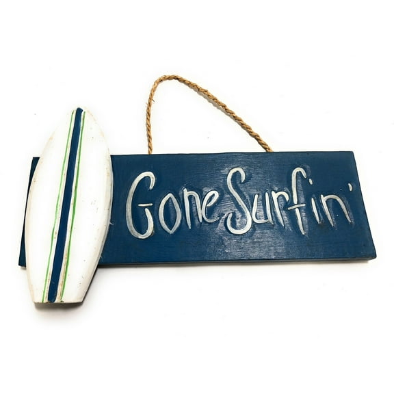 Gone Surfin' Sign 14" - Surfing Beach Decor | #dpt520035